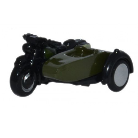 OXFORD 1:148 - MOTORCYCLE AND SIDECAR 34TH ARMOURED BRIGA