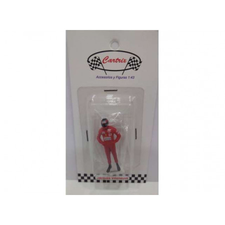 CARTRIX 1:43 - JACQUES VILLENEUVE *RESIN SERIES*, RED