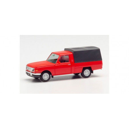 HERPA 1:87 - Wartburg 353 Trans 66 with canvas cover, red