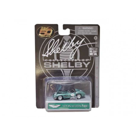 SHELBY COLLECTIBLES 1:64 - ASTON MARTIN DBR1 1959 #5, GREEN