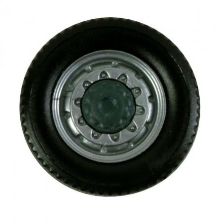 HERPA 1:87 - All-wheels for the front axle, 2-part, 8 wheelsets
