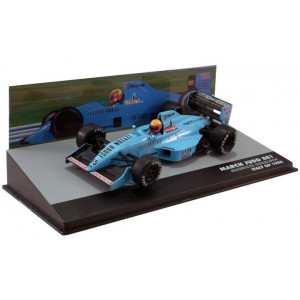 ATLAS 1:43 - MARCH JUDD 881 #15 MAURICIO GUGELMIN P13 1988, LIGHT BLUE