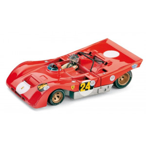 BRUMM 1:43 - FERRARI 312 PB N.24 1000 KM B.AIRES 1971 I.GIUNTI (FATAL ACCIDENT)