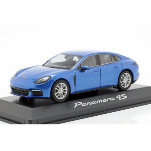DEALER MODELS 1:43 - PORSCHE PANAMERA 4S 2ND GENERATION 2016 SAPHIRE BLUE METALLIC