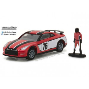 GREENLIGHT 1:64 - NISSAN GT-R 2015 RACE CAR DRIVER *THE HOBBY SHOP SERIES 1*