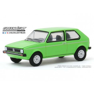 GREENLIGHT 1:64 - VOLKSWAGEN RABBIT 1975 *CLUB VEE-DUB SERIES 10*, RALLYE GREEN