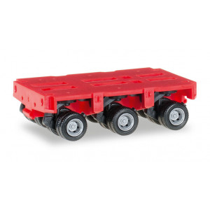 HERPA 1:87 - Goldhofer axles THP-SL 3a, red