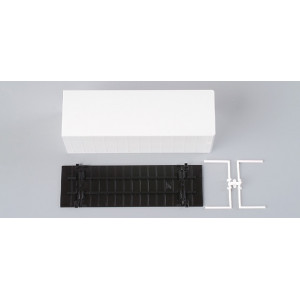 HERPA 1:87 - interchangeable jumbo curtain canvas with base plate (7,82m) Content: 2 pcs.