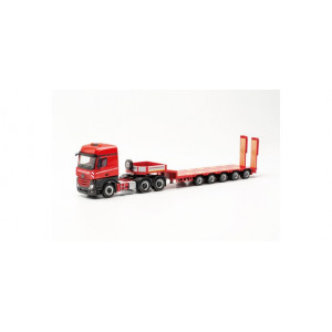HERPA 1:87 - Mercedes-Benz Actros Bigspace 6x4 lowbed semitrailer „Morschhäuser“ (Rheinland-Pfalz/Dörth)