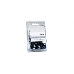 HERPA 1:87 - Set of wheels for trailer and semitrailer, chromium plated Content: 60 pcs.
