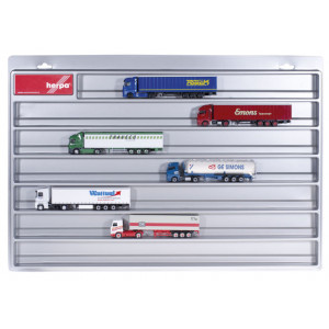 HERPA 1:87 - Truck showcase European lenght, silver (25.4 in x 17.7 in. x 1.4 in.)