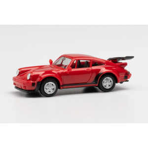 HERPA (MINIKIT) 1:87 - PORSCHE 911 TURBO, RED