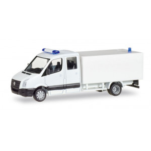 HERPA (MINIKIT) 1:87 - VOLKSWAGEN Crafter with box, white