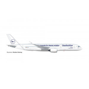 HERPA (WINGS) 1:200 - Lufthansa Airbus A350-900 “CleanTechFlyer” – D-AIVD
