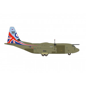 HERPA (WINGS) 1:500 - Royal Airforce C-130J Super Hercules - 47 Squadron - 50th Anniversary Hercules - ZH883