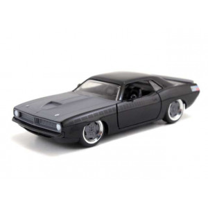 JADA 1:32 - PLYMOUTH BARRACUDA *FAST AND FURIOUS*, BLACK #24075