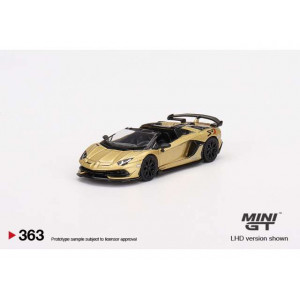 MINI GT 1:64 - LAMBORGHINI AVENTADOR SVJ ROADSTER, GOLD