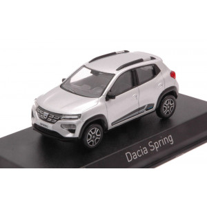 NOREV 1:43 - DACIA SPRING COMFORT 2022 LIGHTNING SILVER