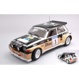 SOLIDO 1:18 - RENAULT 5 MAXI N.1 WINNER RALLY DU VAR 1986 F.CHATRIOT-M.PERIN