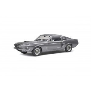 SOLIDO 1:18 - SHELBY GT500 1967 GREY & BLACK STRIPES