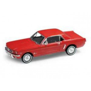 WELLY 1:24 - FORD MUSTANG COUPE 1964, RED