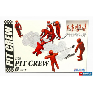 FUJIMI 1:20 - PIT CREW SET B (9 FIGURES + EXTRA EQUIPMENT)