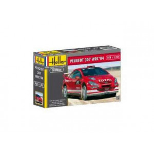 HELLER 1:43 - PEUGEOT 307 WRC 2004, PLASTIC MODELKIT