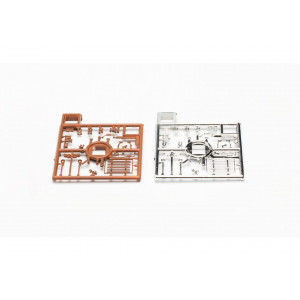 HERPA 1:87 - Accessories roof rack (chromium / brown)