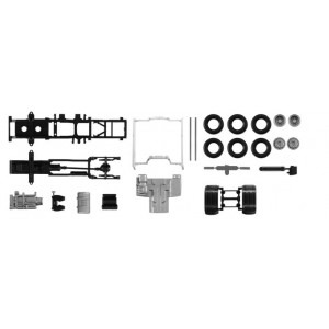 HERPA 1:87 - Chassis DAF XF Euro 6 with Chassis Content: 2 PCs.