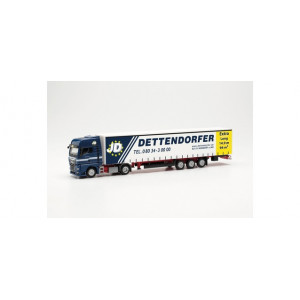 HERPA 1:87 - MAN TGX GX curtain canvas 15m semitrailer „Dettendorfer“ (Bayern/Nußdorf am Inn)