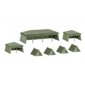 HERPA 1:87 - Military: Assembly kit tents (7 pieces)