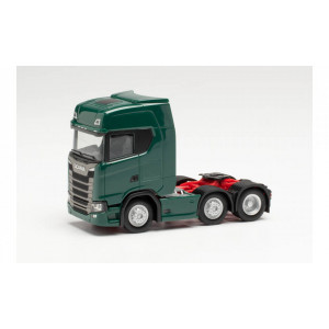 HERPA 1:87 - Scania CS 20 HD 6x2 tractor, green