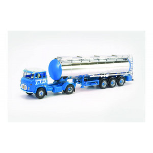 HERPA 1:87 - Scania LB 76 chromium tank semitrailer "TTS" (Belgium/Hannut)