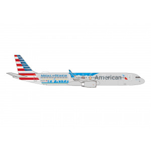 HERPA (WINGS) 1:500 - American Airlines Airbus A321 – Medal of Honor – N167AN "Flagship Valor"
