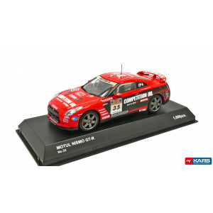 KYOSHO 1:43 - NISSAN NISMO GT-R 2008 (R35) #35 *MOTUL NISMO* TOKACHI 24H, RED/BLACK