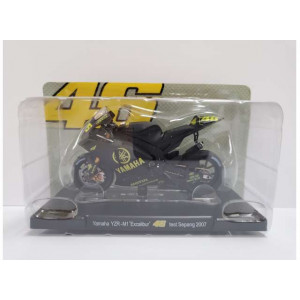 MAGAZINE MODELS 1:18 - YAMAHA YZR-M1 EXCALIBUR SEPANG 2007 *VALENTINO ROSSI #46 COLLECTION*