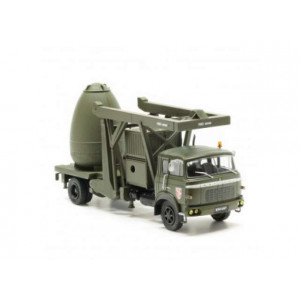 MAGAZINE MODELS 1:43 - BERLIET VTC 2018 TRANSPORT TÊTES NUCLÉAIRES MISSILES S2, ARMY