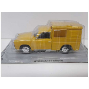 MAGAZINE MODELS 1:43 - SYRENA 105 BOSTO 'POLISH CARS', YELLOW