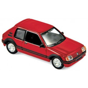 NOREV 1:87 - PEUGEOT 205 GTI 1.9 1987, RED