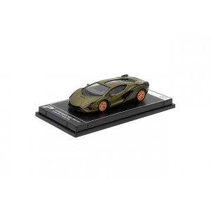 POSTER CARS 1:64 - LAMBORGHINI SIAN FKP37 *HYPECAR LEAGUE COLLECTION SERIES*, VERDE GEA