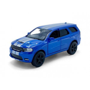 TAYUMO 1:36 - DODGE DURANGO SRT, INTENSE BLUE + SILVER STRIPING