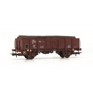 ELECTROTREN 1:87 - VAGON ABIERTO EALOS ROJO OXIDO, C/CARGA TR ONCOS