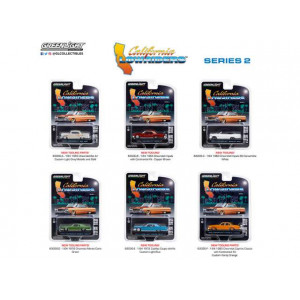 GREENLIGHT 1:64 - CALIFORNIA LOWRIDERS SERIES 2 ASSORTMENT - 1 BUCATA
