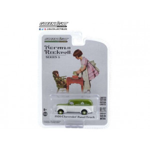 GREENLIGHT 1:64 - CHEVROLET PANEL TRUCK 1939 *NORMAN ROCKWELL SERIES 3*, GREEN