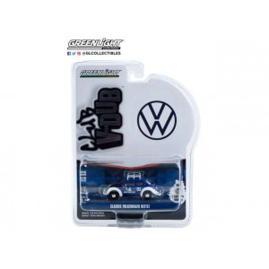 GREENLIGHT 1:64 - CLASSIC VOLKSWAGEN BEETLE WITH ROOF RACK MICHELIN TIRES *CLUB VEE-DUB SERIES 14*, BLUE