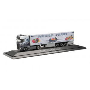 HERPA 1:87 - Scania CS 20 high roof refrigerated box semitrailer „Arena Fruit“ (Italien/Santa Maria di Zevio)