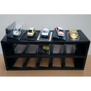 MAGAZINE MODELS 1:43 - PLASTIC DISPLAY GOOD FOR 15 MODELCARS.INCLUDING 2 SCREWS TO HANG THE DISPLAY ON THE W