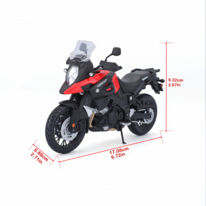 MAISTO 1:12 - SUZUKI V-STORM, RED/BLACK