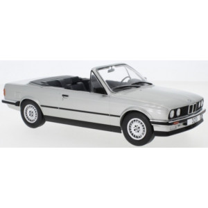 MODEL CAR GROUP 1:18 - BMW 320I (E30) CABRIOLET 1985, SILVER