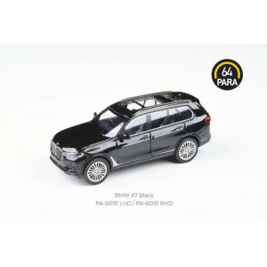 PARA64 1:64 - BMW X7 *LEFT HAND DRIVE*, BLACK
